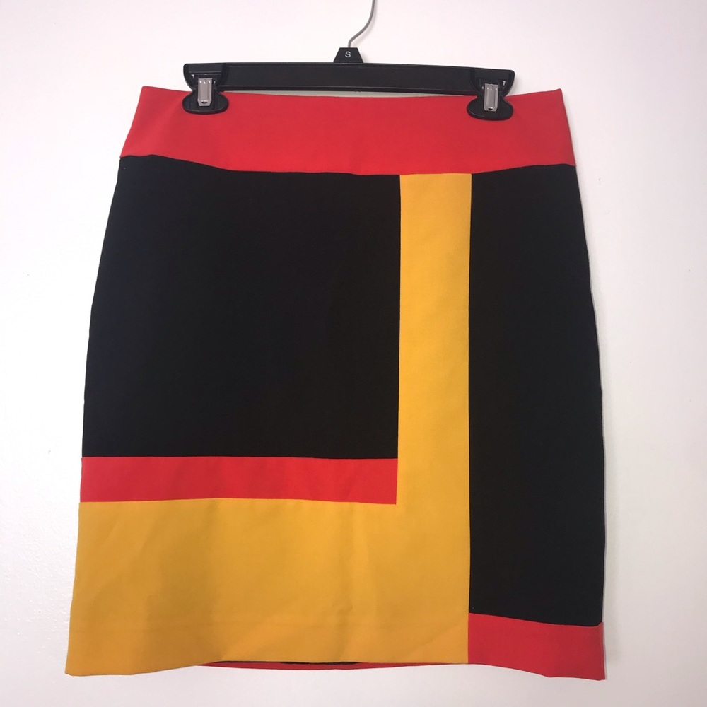 Worthington color block skirt